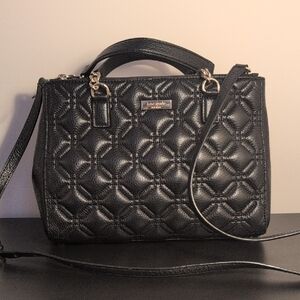 Kate Spade Black Quilted Satchel